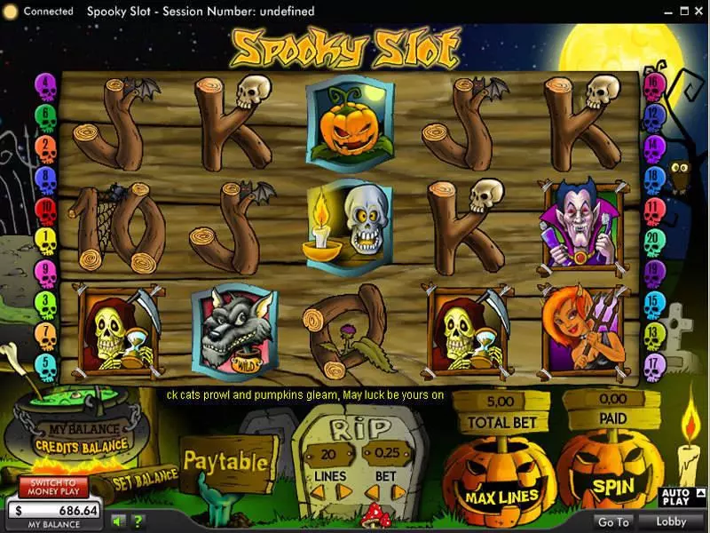 Main Screen Reels - 888 Spooky Slot