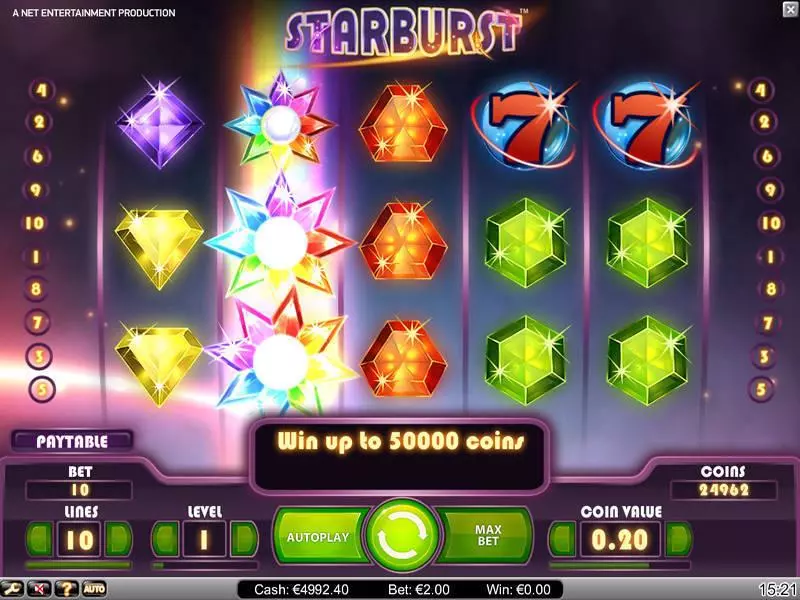 Bonus 1 - NetEnt Starburst Slot