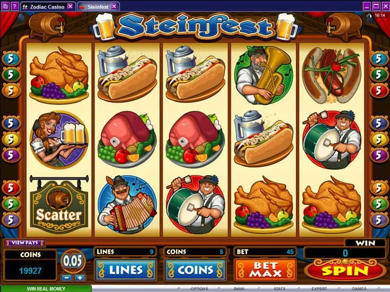 Main Screen Reels - Microgaming Steinfest Slot