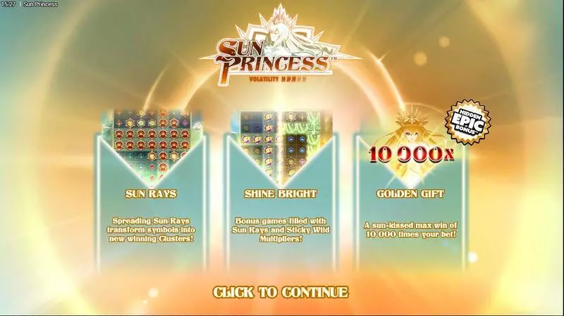 Info and Rules - Hacksaw Gaming Sun Princess Slot