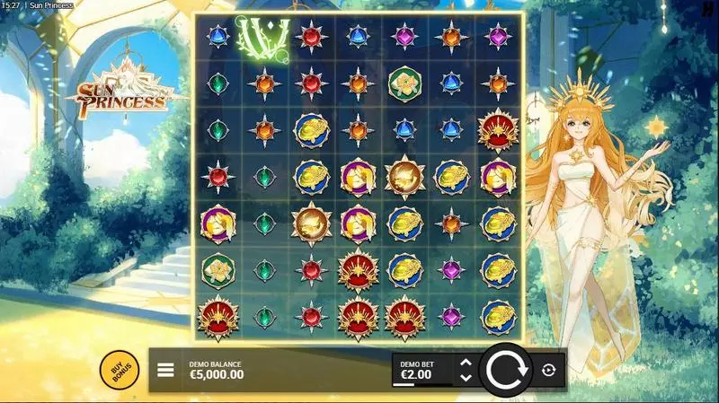 Main Screen Reels - Hacksaw Gaming Sun Princess Slot