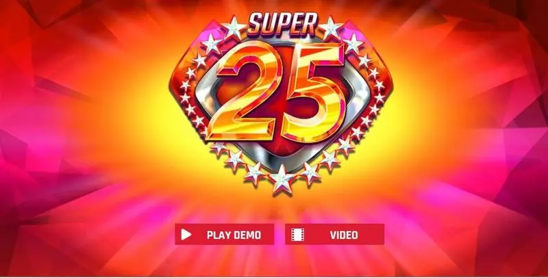 Introduction Screen - Red Rake Gaming Super 25 Stars Slot