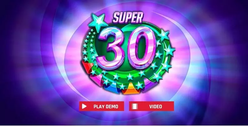 Introduction Screen - Red Rake Gaming Super 30 Stars Slot