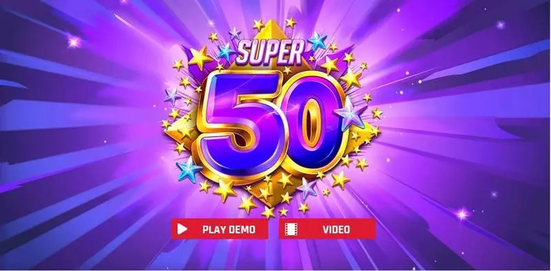 Introduction Screen - Red Rake Gaming Super 50 Stars Slot