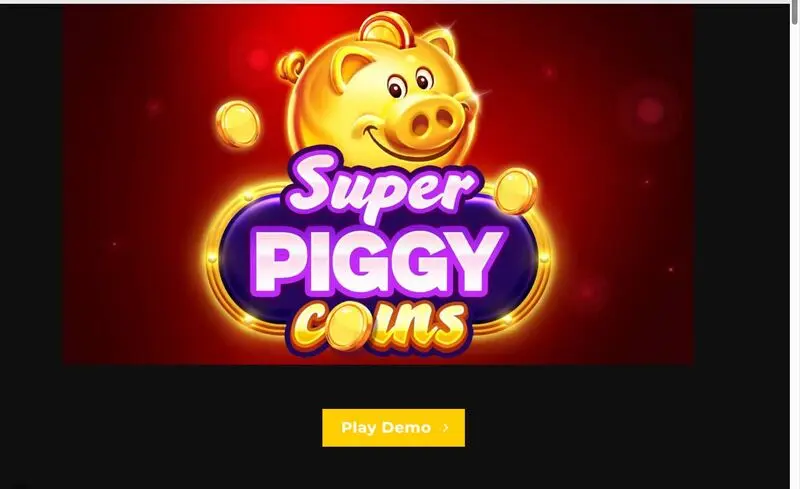 Introduction Screen - Apparat Gaming Super Piggy Coins Slot