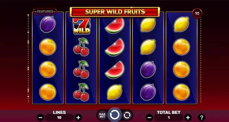 Main Screen Reels - Spinomenal Super Wild Fruits Slot