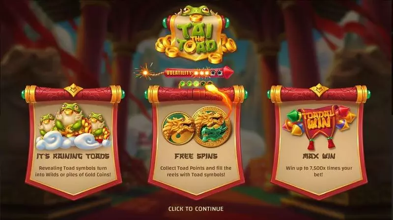 Info and Rules - Hacksaw Gaming Tai the Toad Slot