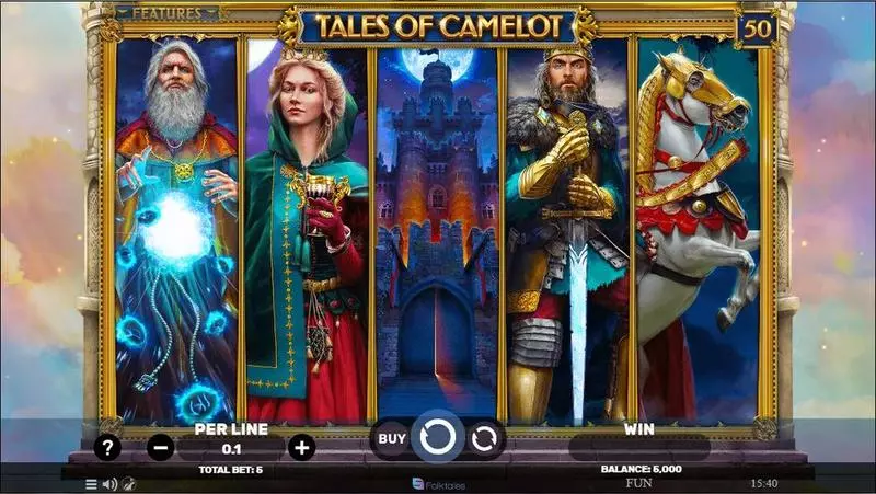 Main Screen Reels - Spinomenal Tales of Camelot Slot