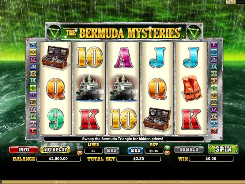 Main Screen Reels - Microgaming The Bermuda Mysteries Slot