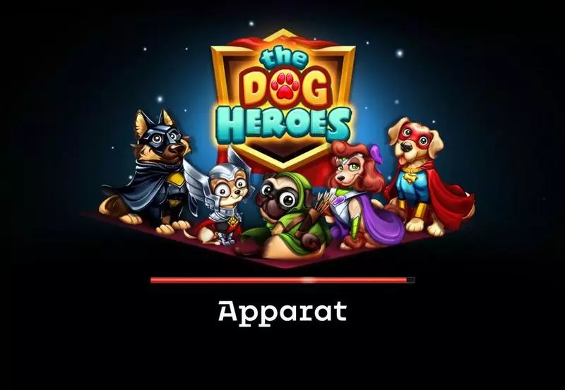 Introduction Screen - Apparat Gaming The Dog Heroes Slot