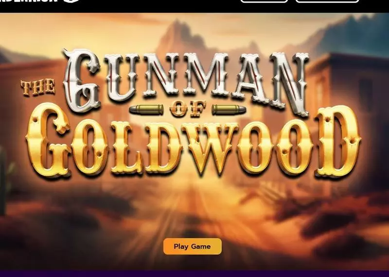 Introduction Screen - Thunderkick The Gunman of Goldwood Slot