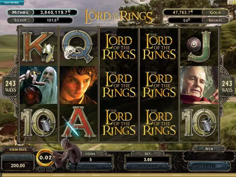 Bonus 1 - Microgaming The Lord of the Rings Slot