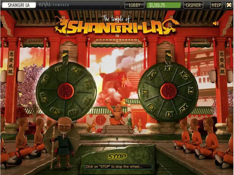 Bonus 1 - Sheriff Gaming The Temple of Shangri-La Slot