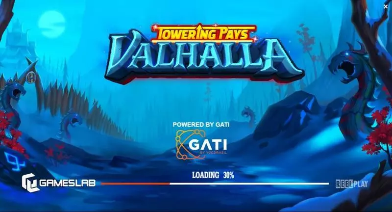 Introduction Screen - ReelPlay Towering Pays Valhalla Slot