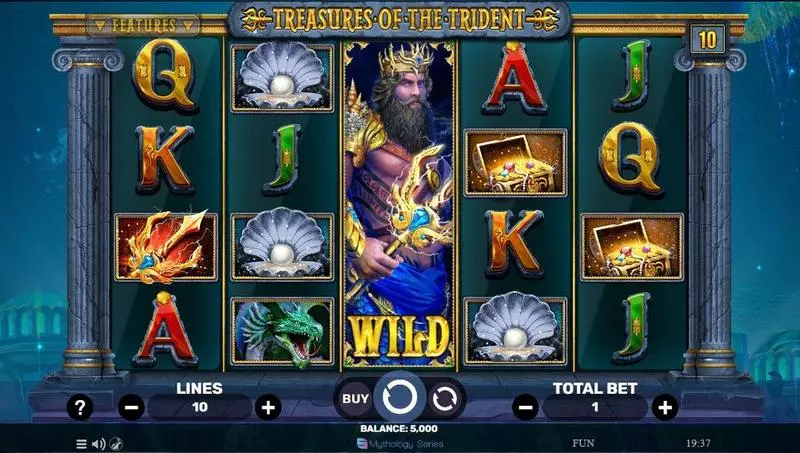 Main Screen Reels - Spinomenal Treasures Of The Trident Slot