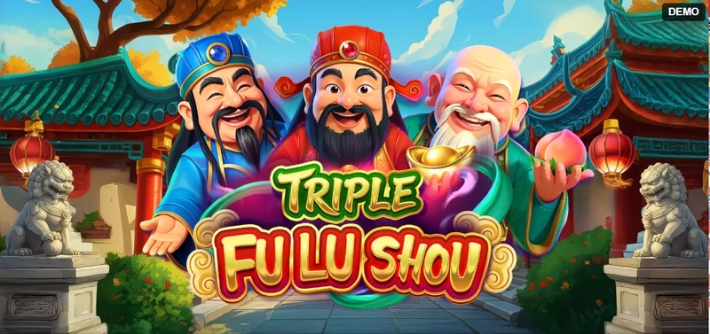 Introduction Screen - Red Rake Gaming Triple Fu Lu Shou Slot