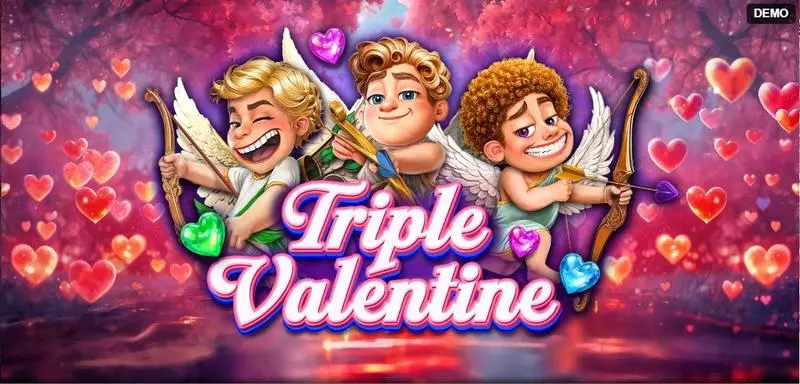 Introduction Screen - Red Rake Gaming Triple Valentine Slot