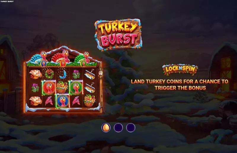 Introduction Screen - Wizard Gaming Turkey Burst Slot