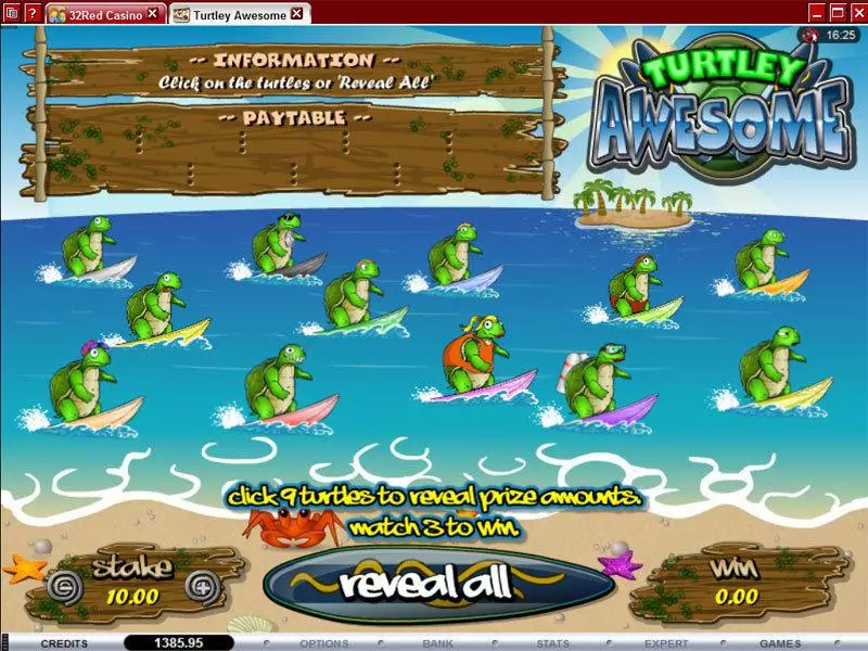 Introduction Screen - Microgaming Turtley Awesome Parlor
