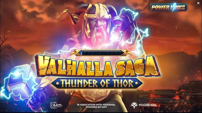 Introduction Screen - Jelly Entertainment Valhalla Saga: Thunder of Thor Slot