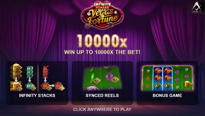 Info and Rules - AvatarUX Vegas Fortune Slot