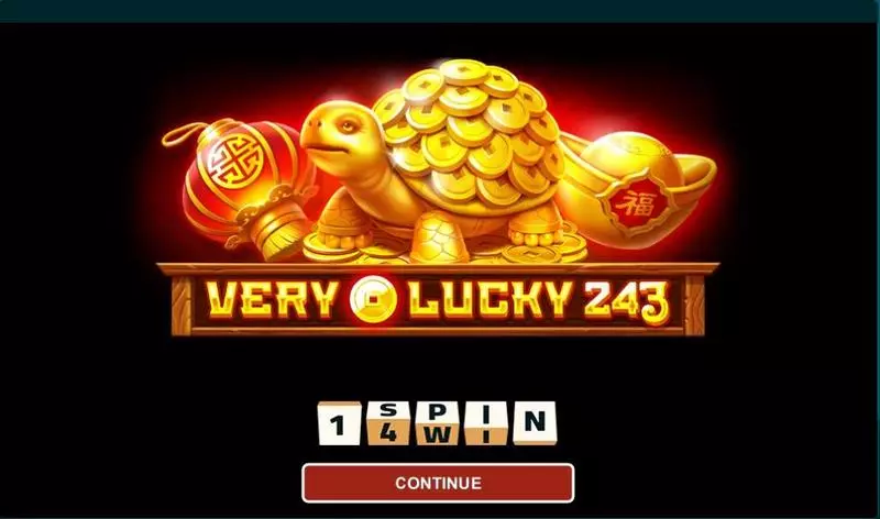 Introduction Screen - 1Spin4Win Very Lucky 243 Slot
