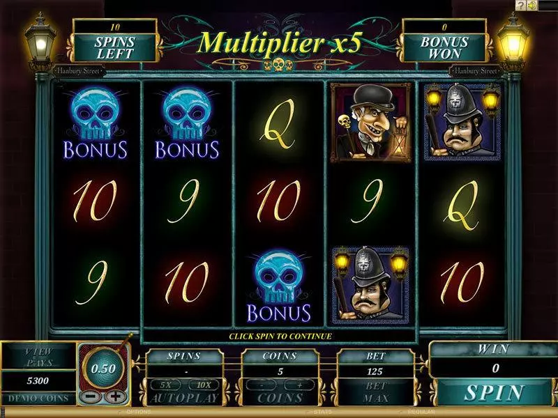 Bonus 1 - Genesis Victorian Villain Slot