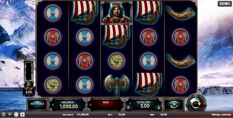 Main Screen Reels - Red Rake Gaming Vikings Journey Slot