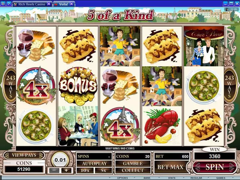 Bonus 1 - Microgaming Voila Slot