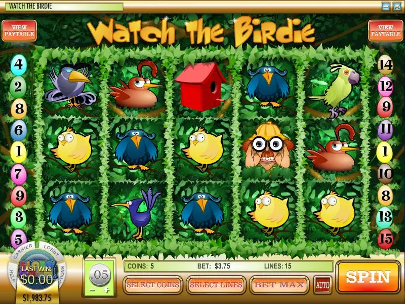 Main Screen Reels - Rival Watch the Birdie Slot