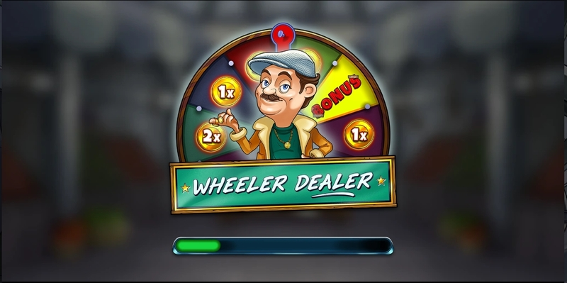 Introduction Screen - Greentube Wheeler Dealer Buy Bonus Slot