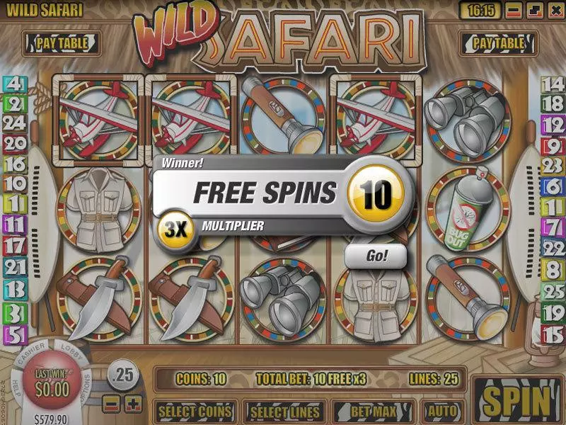 Bonus 1 - Rival Wild Safari Slot