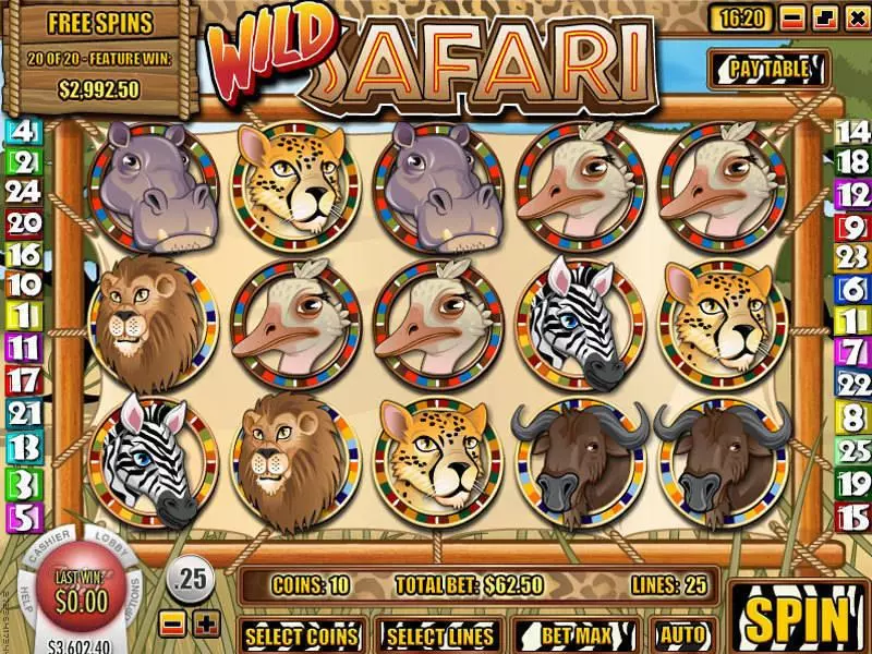 Bonus 2 - Rival Wild Safari Slot