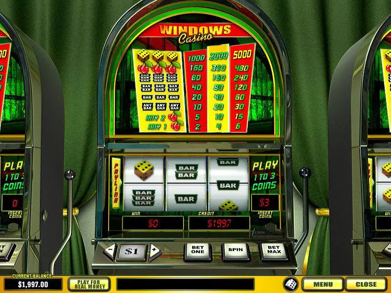 Main Screen Reels - PlayTech Windows Casino Slot