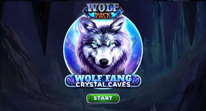 Introduction Screen - Spinomenal Wolf Fang – Crystal Caves Slot
