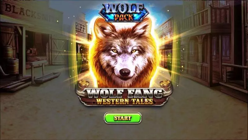 Introduction Screen - Spinomenal Wolf Fang – Western Tales Slot