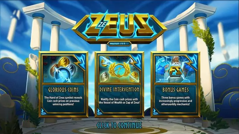 Info and Rules - Hacksaw Gaming ZE ZEUS Slot