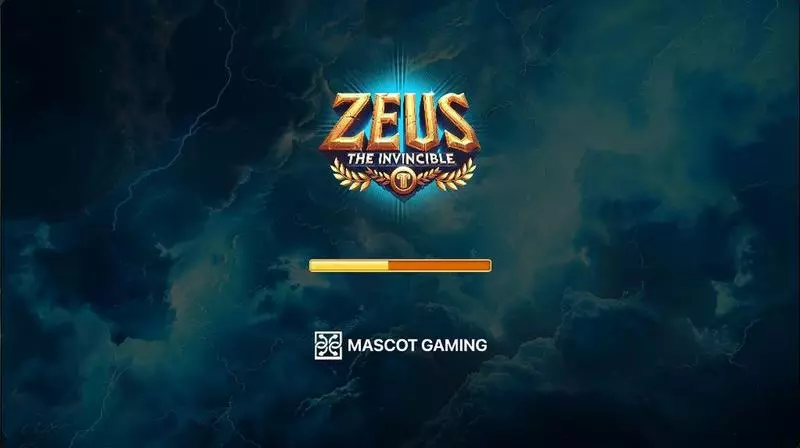 Introduction Screen - Mascot Gaming Zeus the Invincible Slot